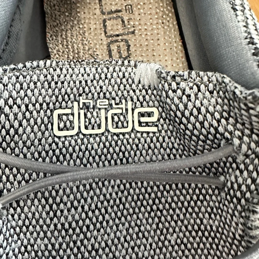 Hey Dude Men’s Wally Free Light Grey Size 8 - Picture 6 of 8